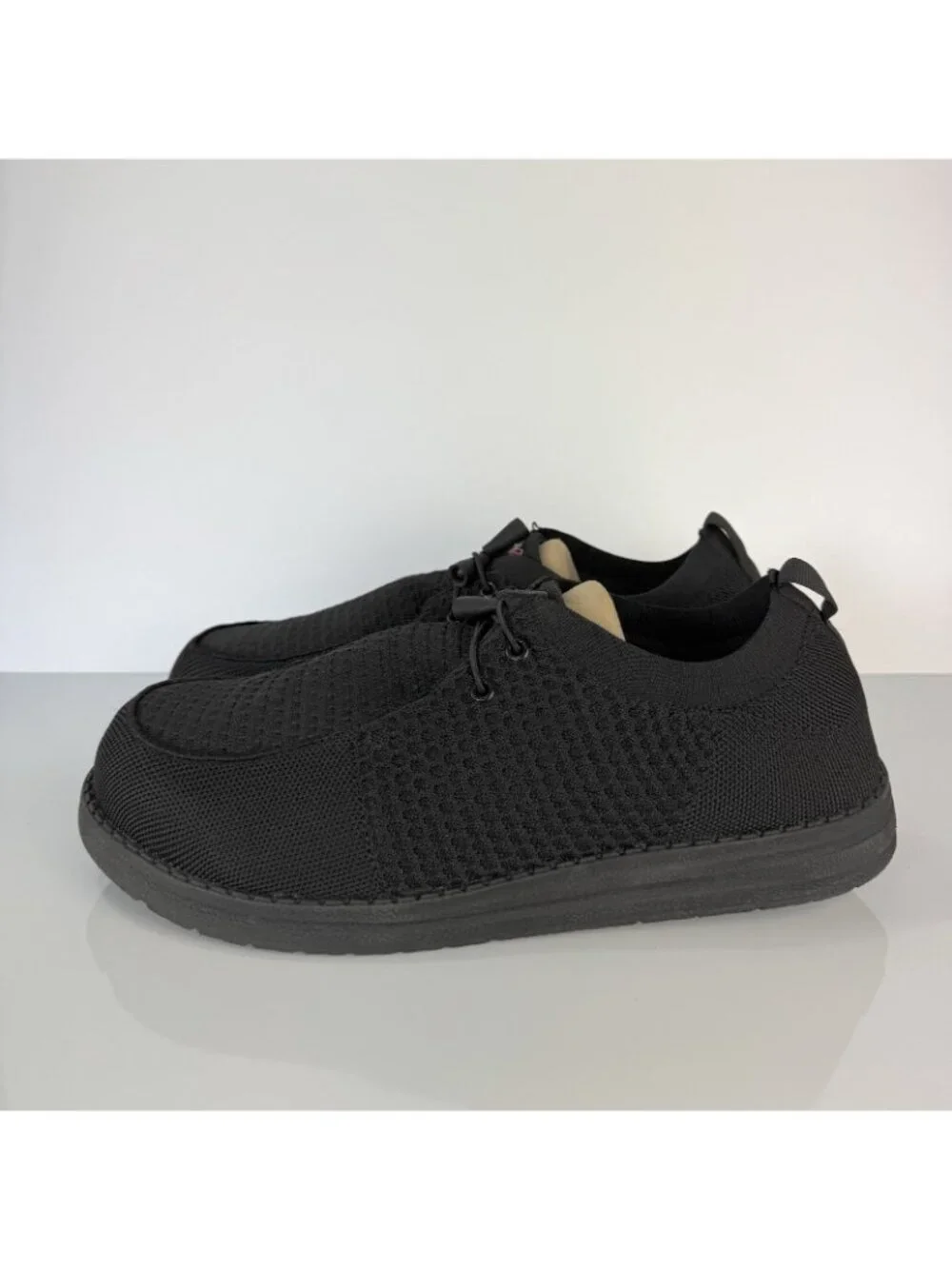 LARNMERN Steel Toe Shoes Non-slip Loafer Shoe Mesh Walking Sneaker Size 13 Wide